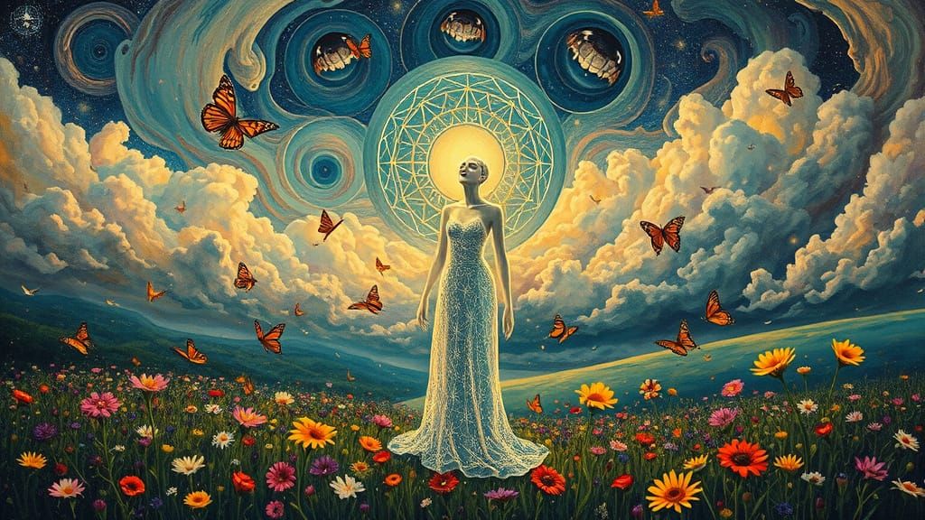 Psychedelic Utopia in Hieronymus Bosch Style