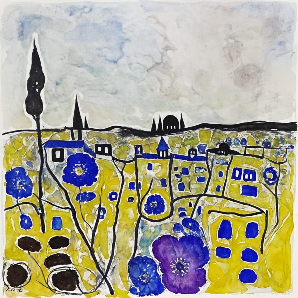 Dreamlike Florals in Impressionist Style