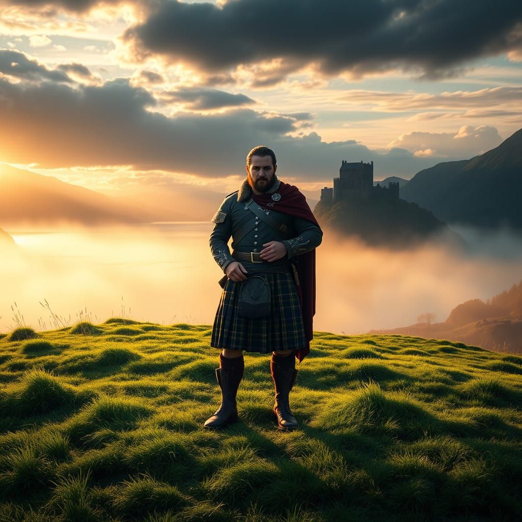 Scottish Warrior Stands Proud Amongst Loch Ness' Mystique