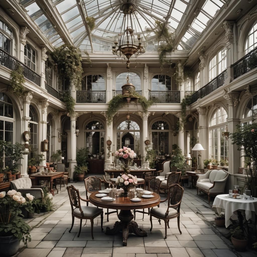 Steampunk Teahouse in Jugendstil Mansion