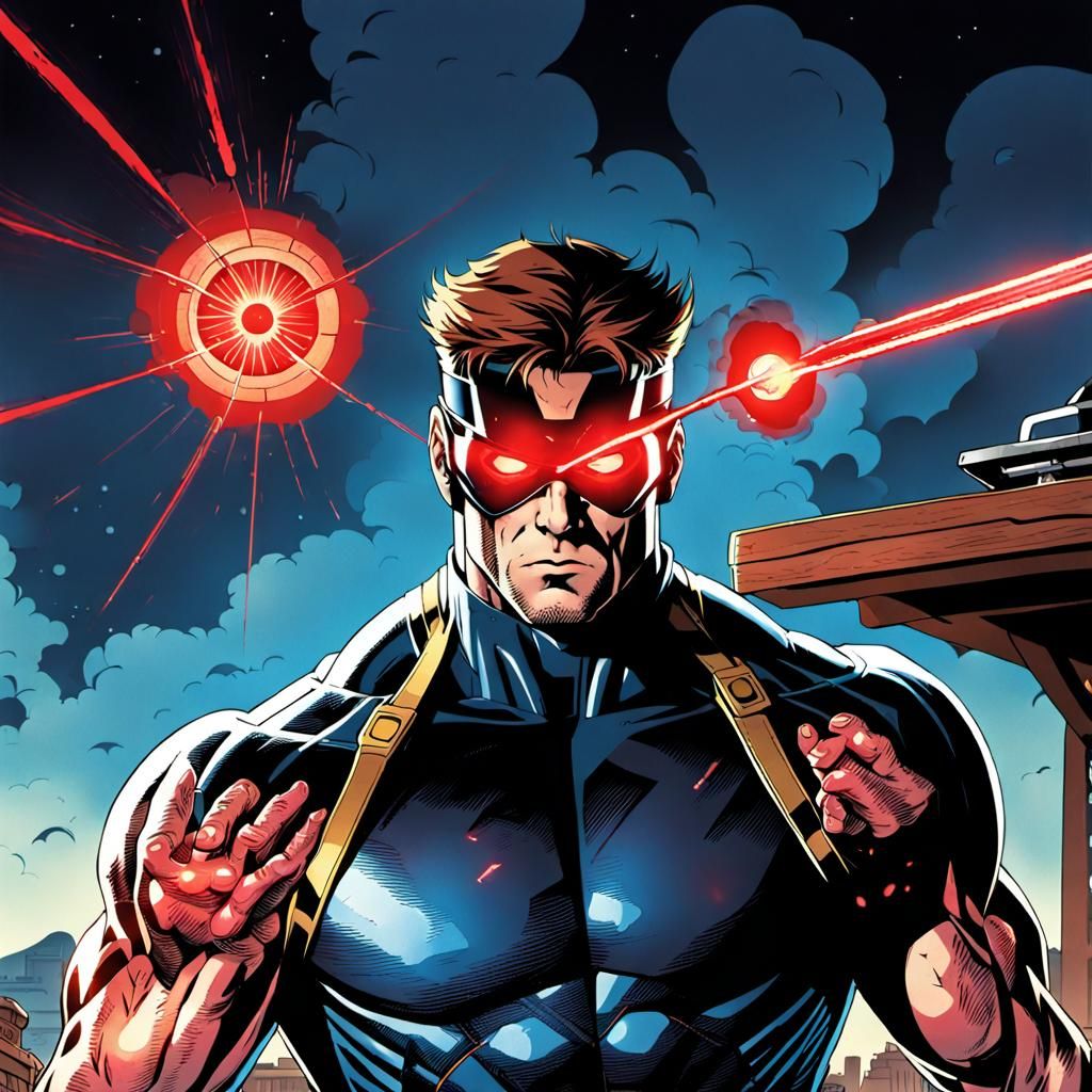 Cyclops Cooks Steaks with Eye Laser