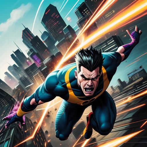 "Biff bang pow!" t-shirt