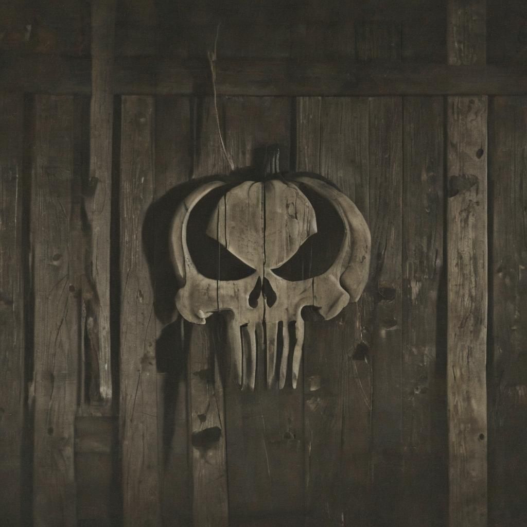 The Punisher Carving Pumpkin: A Film Noir Scene