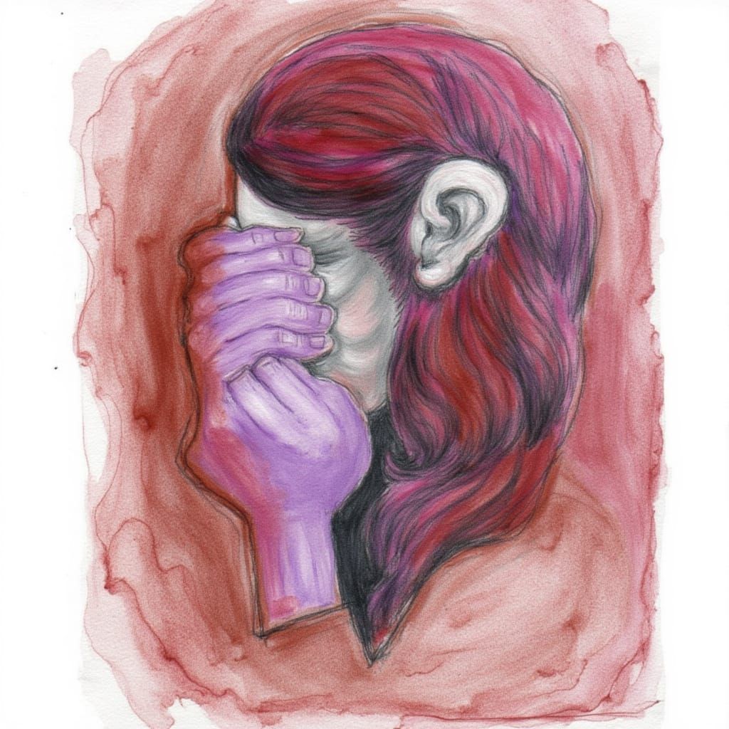 Abstract Expressionist Artwork in Vivid Colors