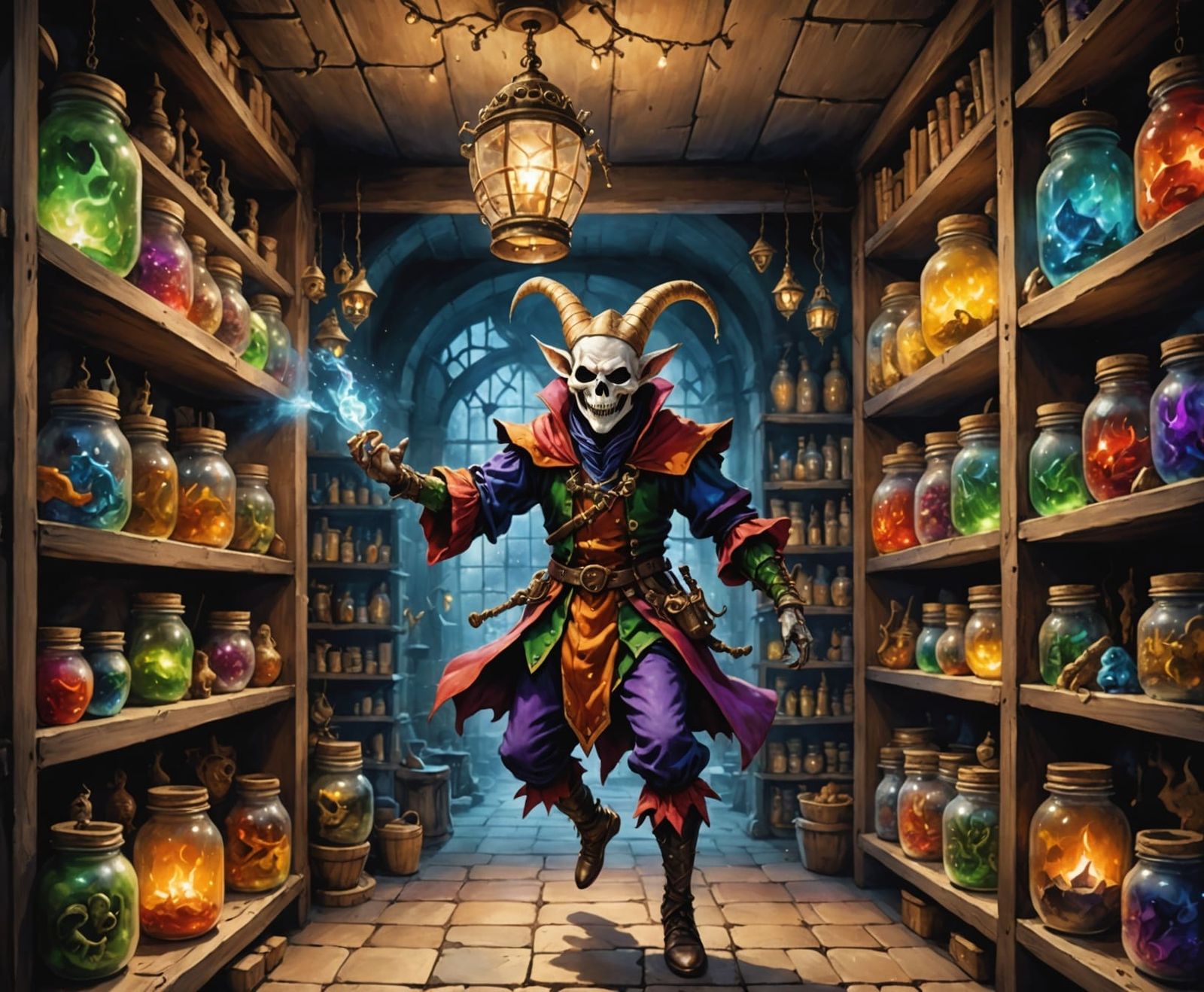 Mysterious Jester in Sorcerers Tower
