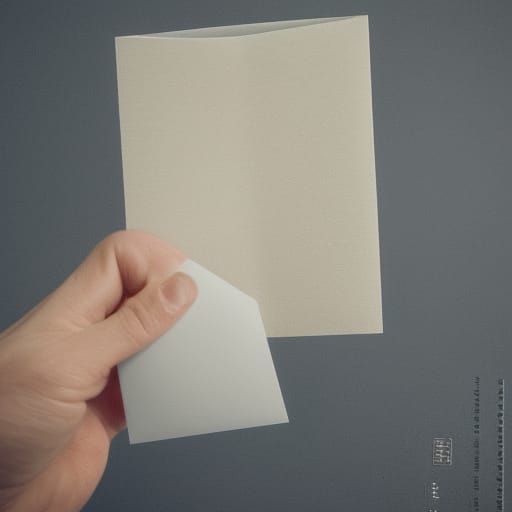 Dramatic Image of Man Handing Over Envelope