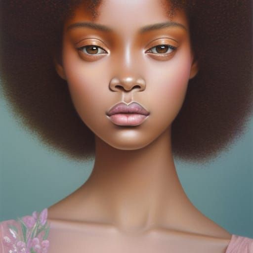 Young Afro Girl
