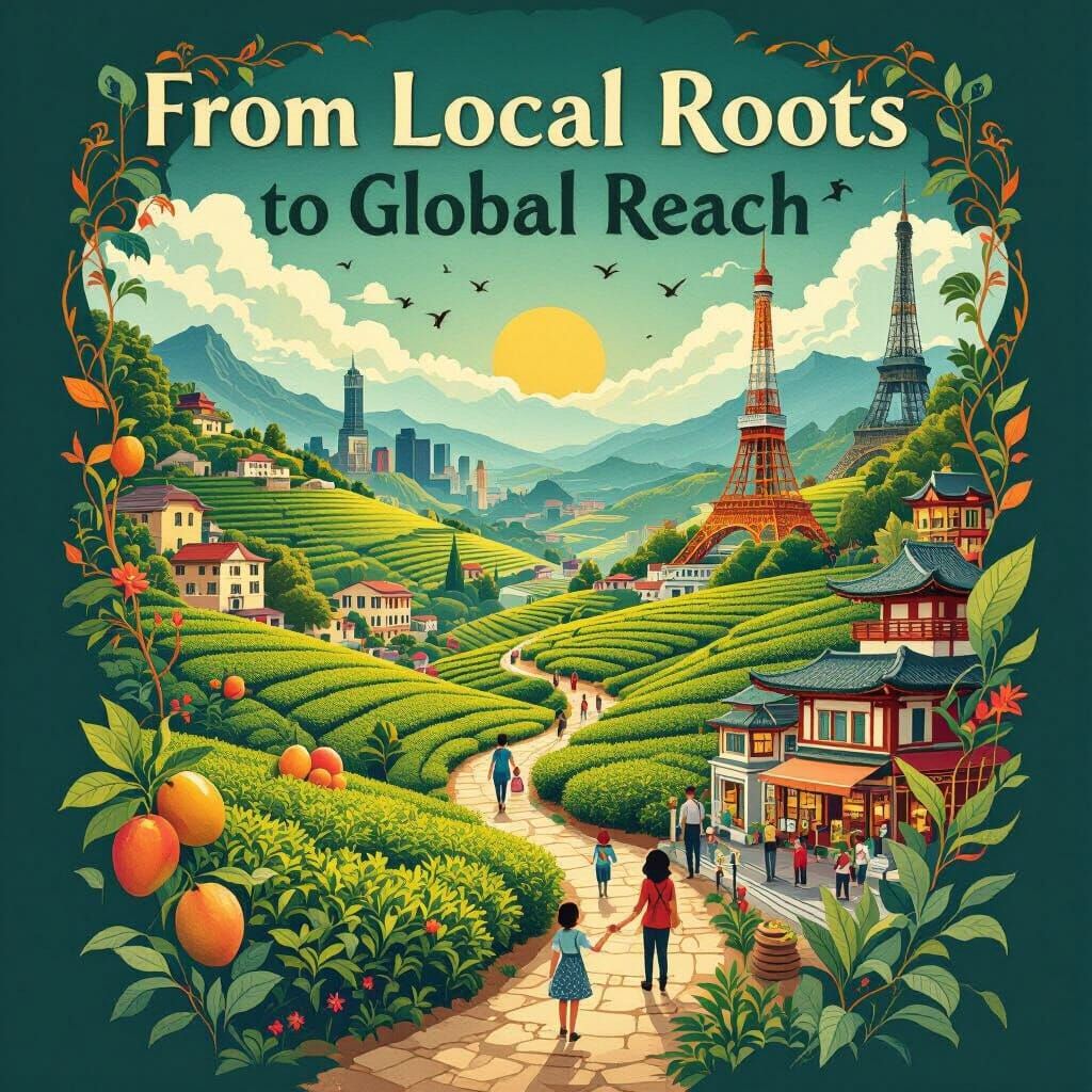 Global Trade Routes Poster Art: Local Roots to Global Reach