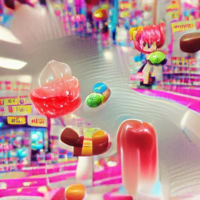 Colorful Candy Land Dreamscape