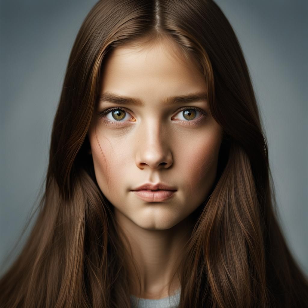 Professional Portrait of a Young Woman with Bokeh