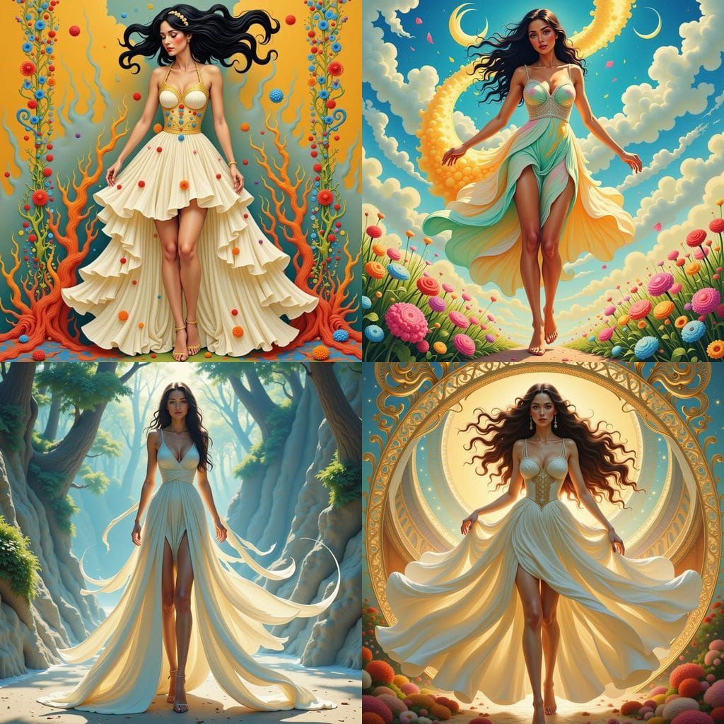 Goddess Ready to Face Ngariman with Milky Might