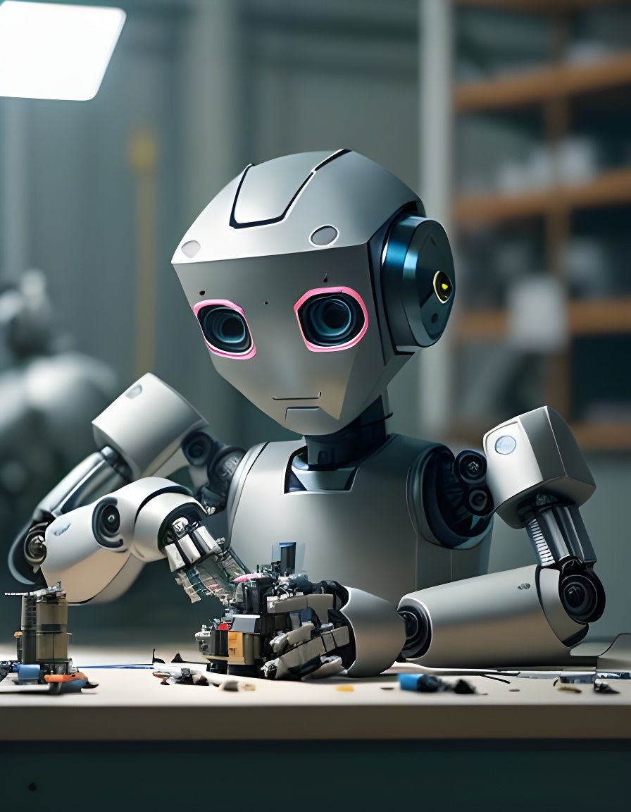 Robot Factory: A Robot Building a Robot