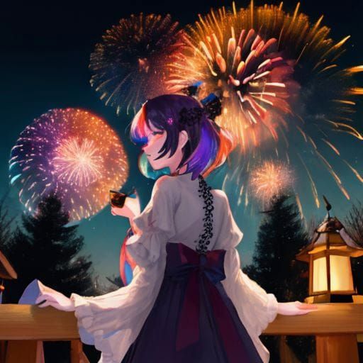 Abstract Image of Infinite Absolute Darkness