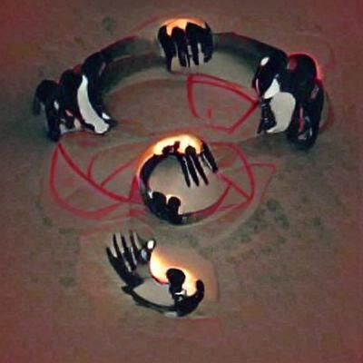 Demons Join Hands in a Mystical Circle