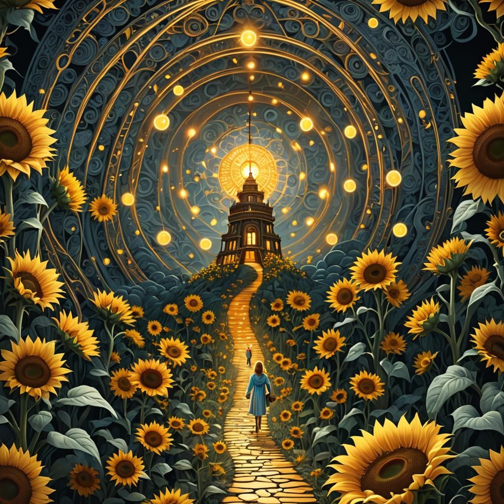 Lantern Light Beckons Ancient Princess: 3D Render