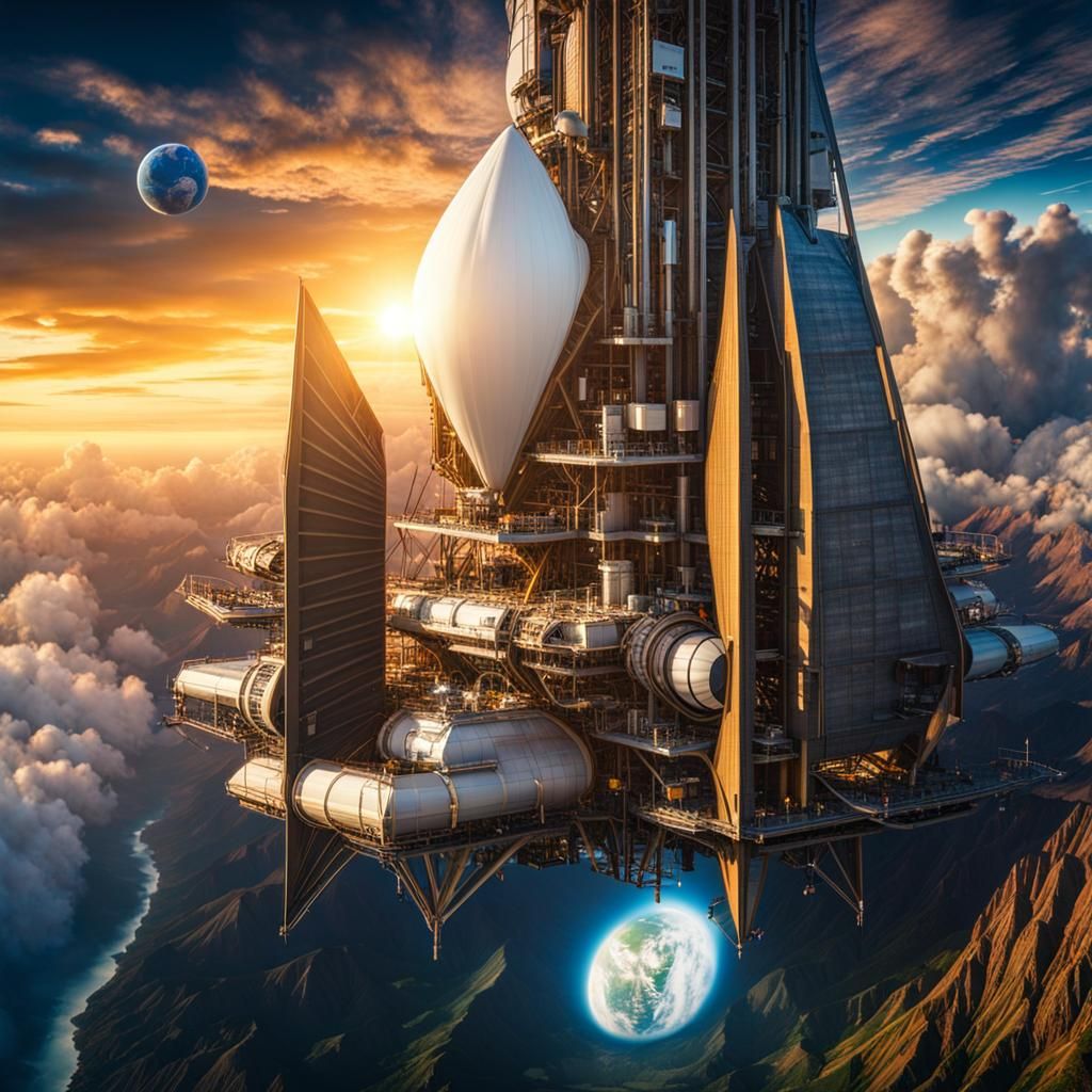 City in stratosphere