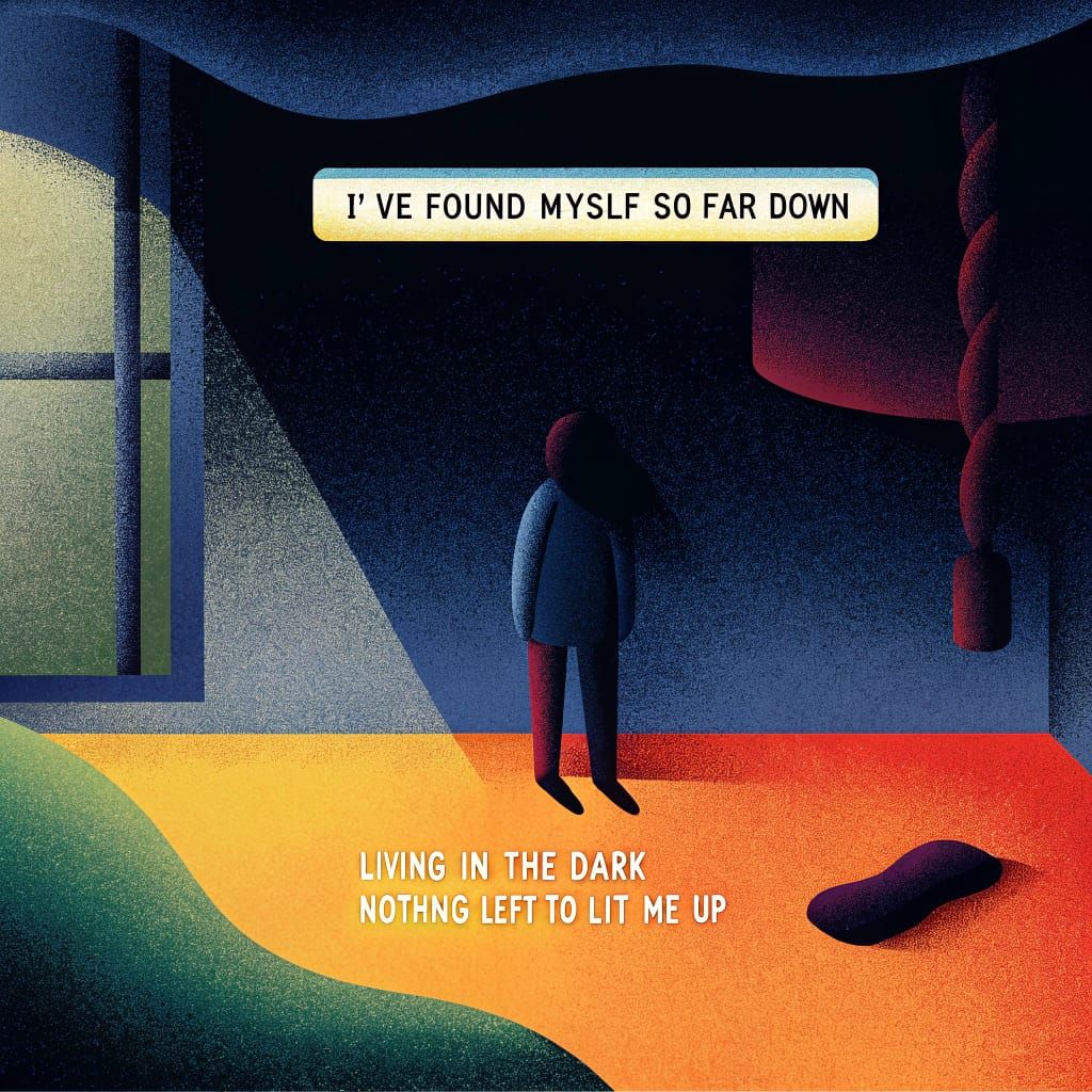 Melancholic Cityscape in a Monochromatic World