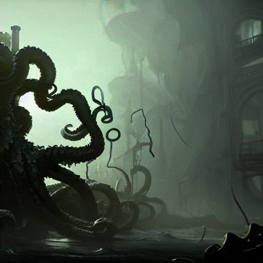 Release the Kraken in Horror Style