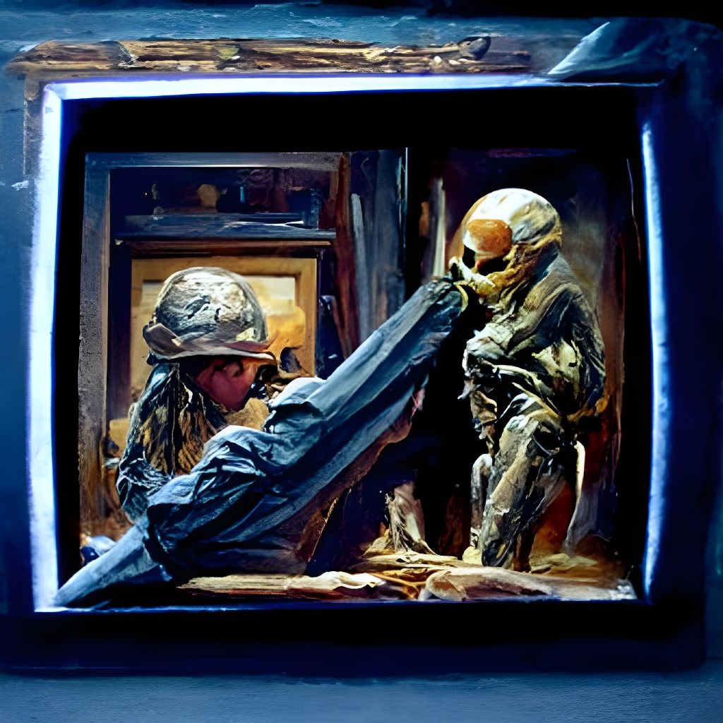 Philosophical Oil Painting Asks What Is Real?