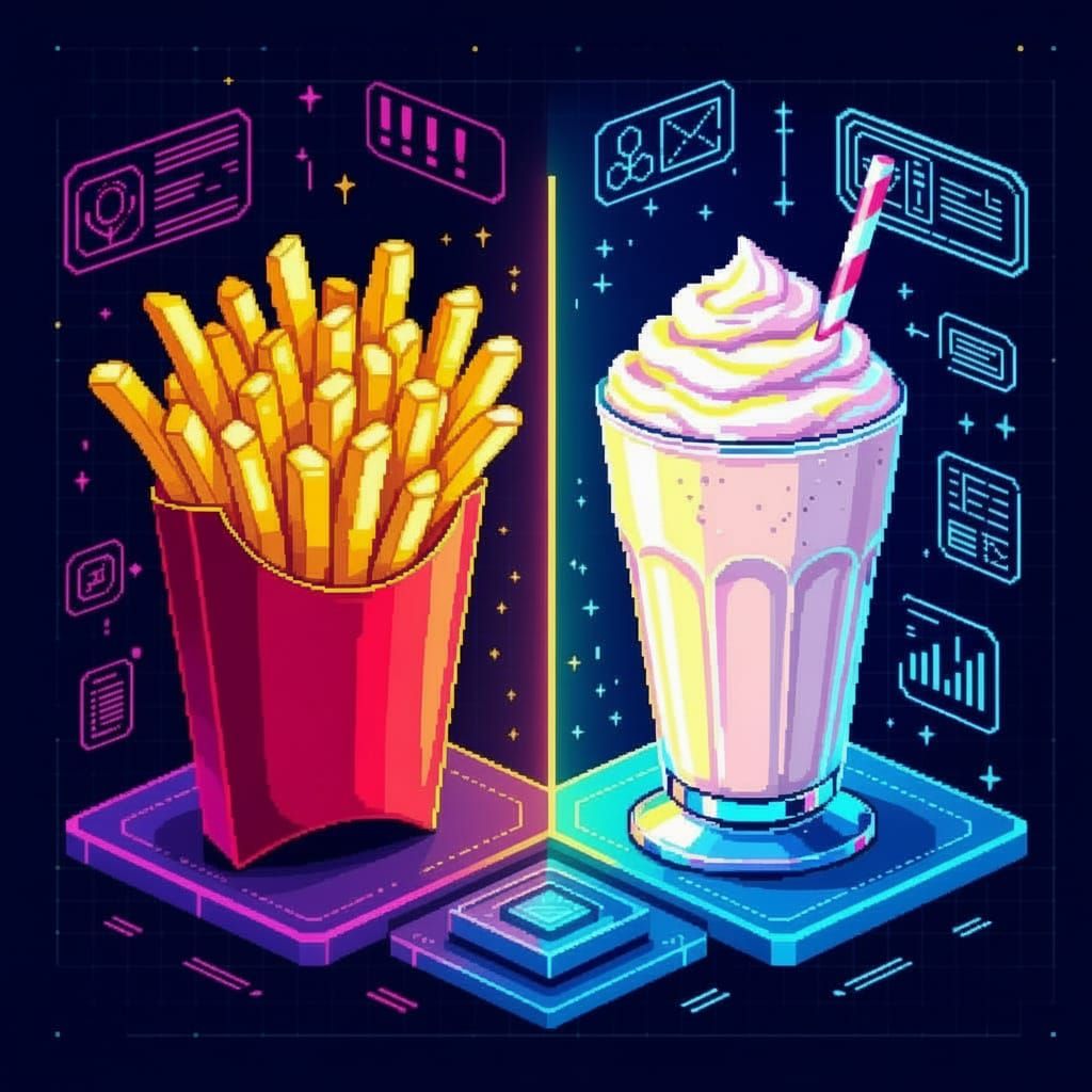 Fries Versus Shake: Video Game Science Lab Showdown