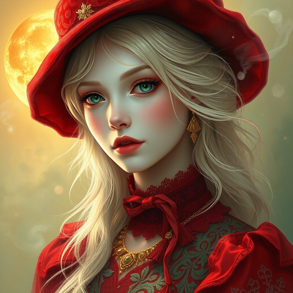 Feminine woman portrait 1
