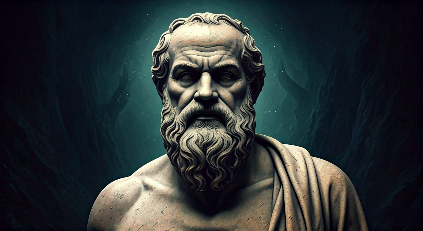 Socrates in Dramatic Chiaroscuro