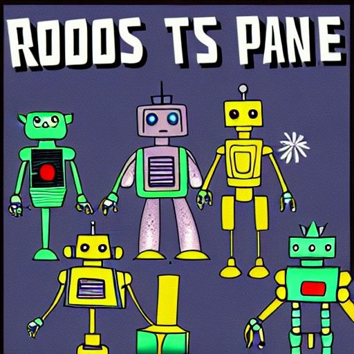 Otherworldly Robots: A Digital Art Masterpiece