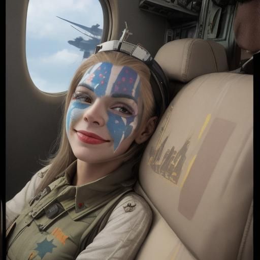 B-17, a fortress grand,freedom bombing smug face painted on the plane