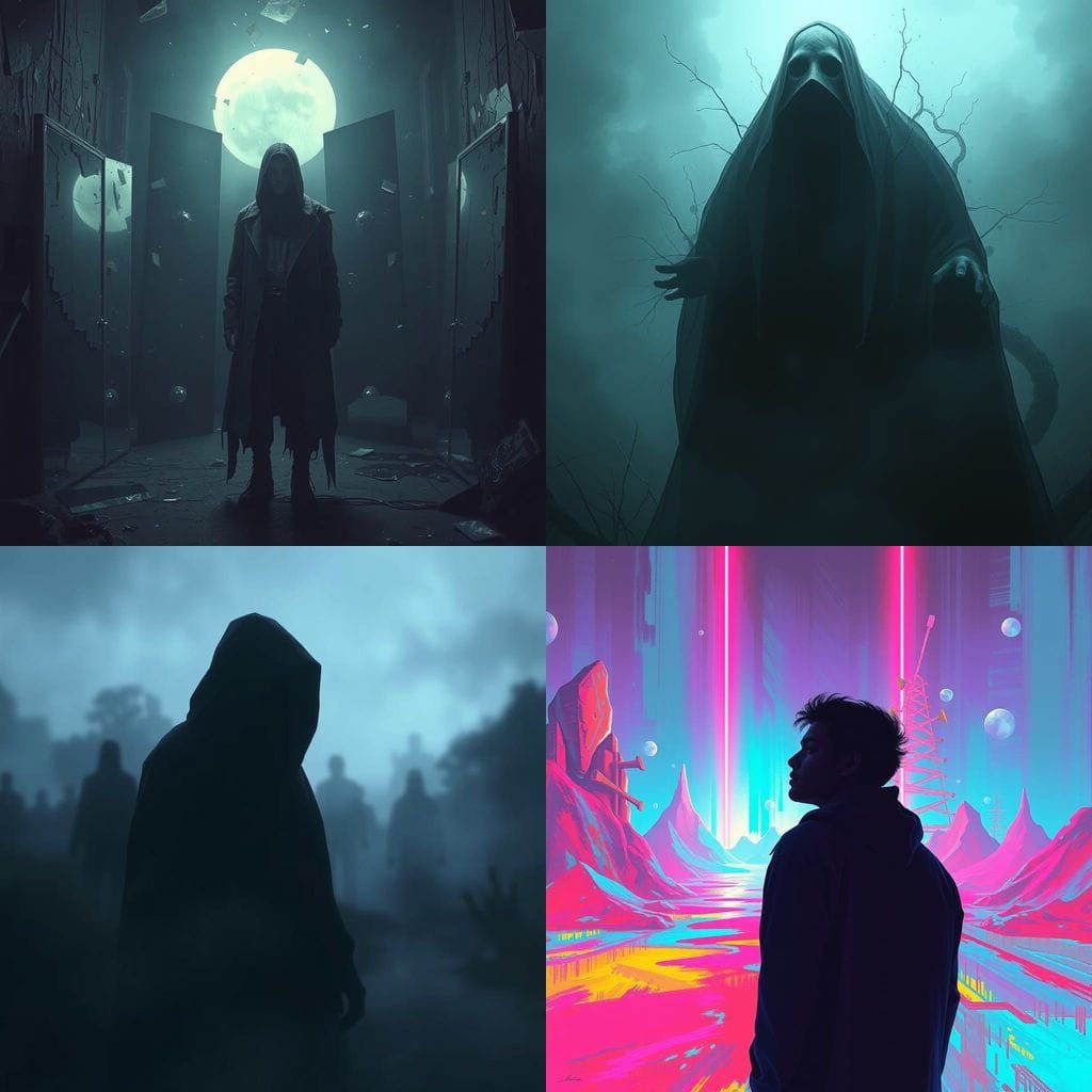 Surreal Figure Shadow Banned From Reality