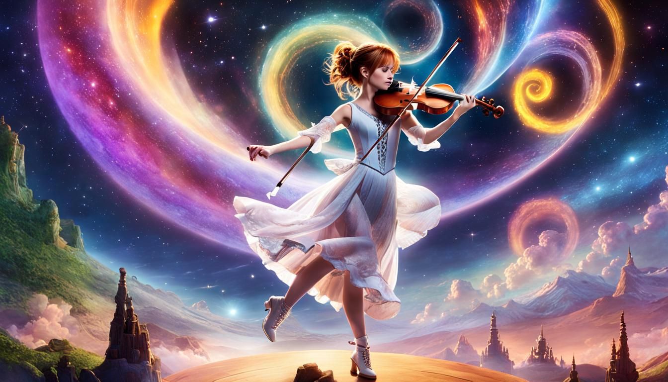 Lindsey Stirling's Cosmic Dance with Violin