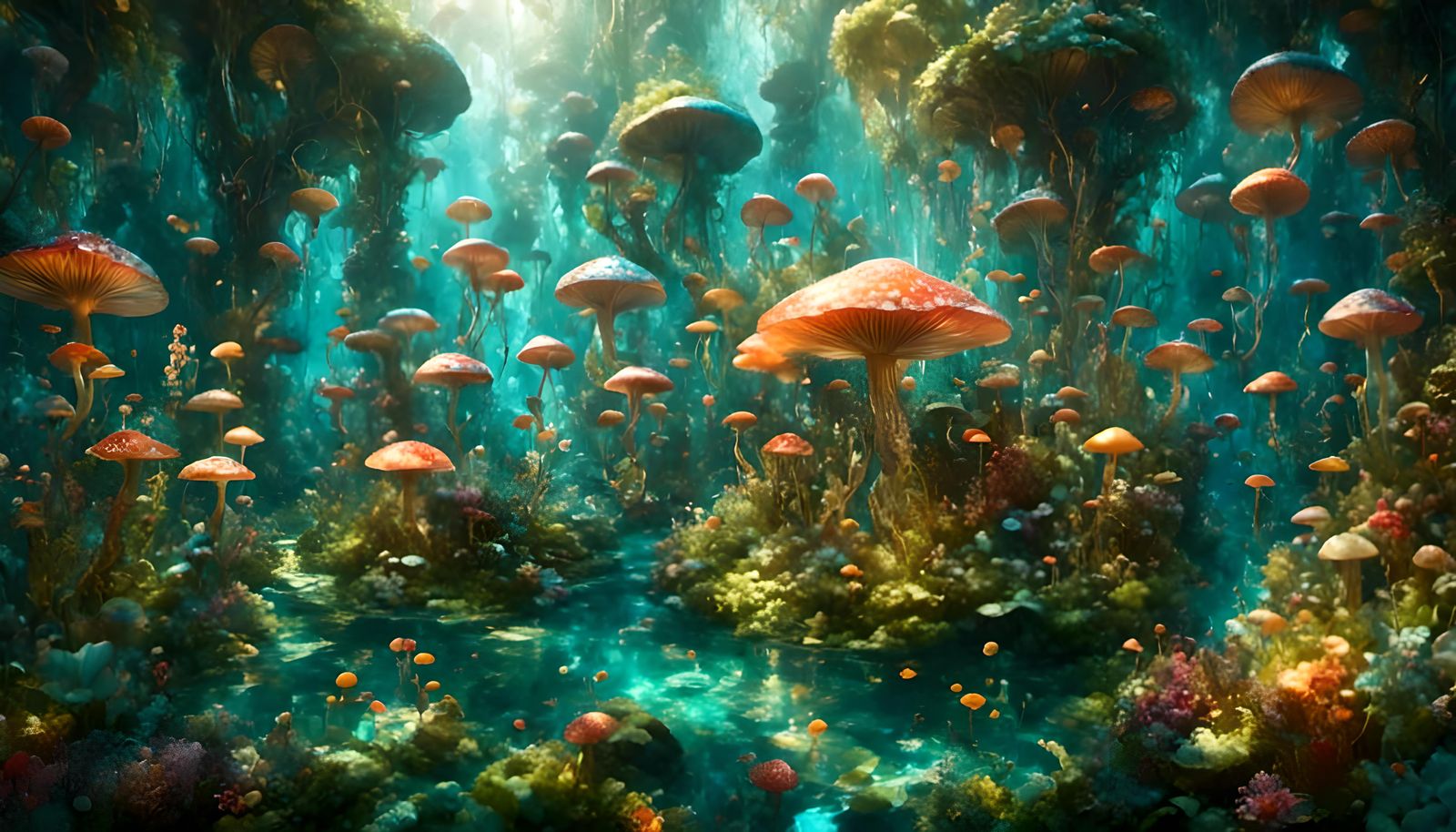 Hyperrealistic Glass City Dreamscape