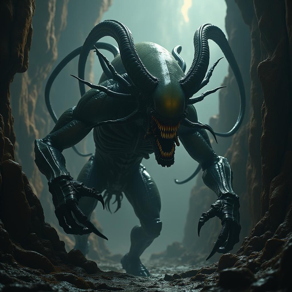 Xenomorph vs. Violator: Biomechanical Galactic Battle