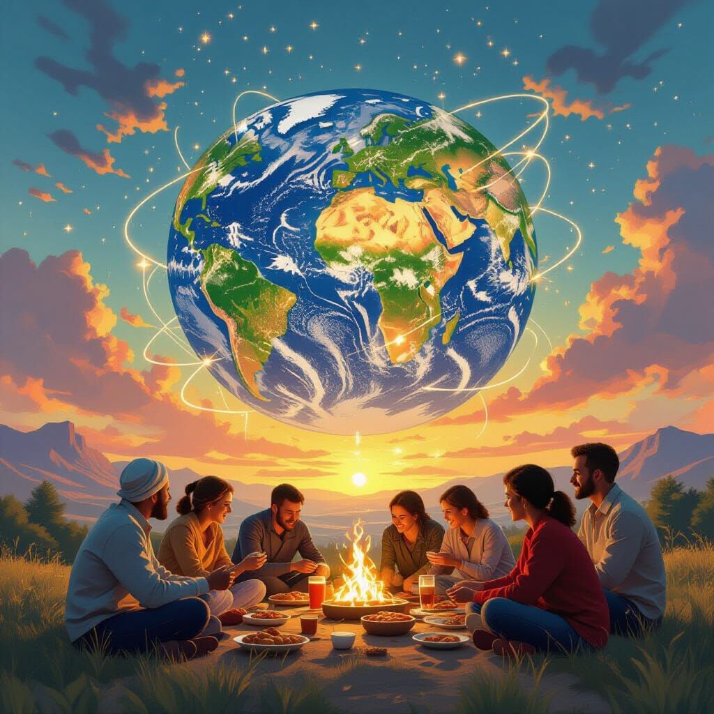 True Communism Global Project Digital Painting