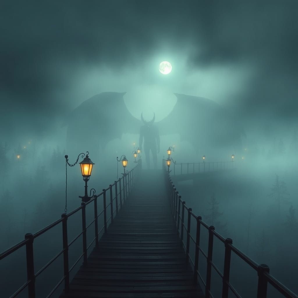 A visitor to the bridge