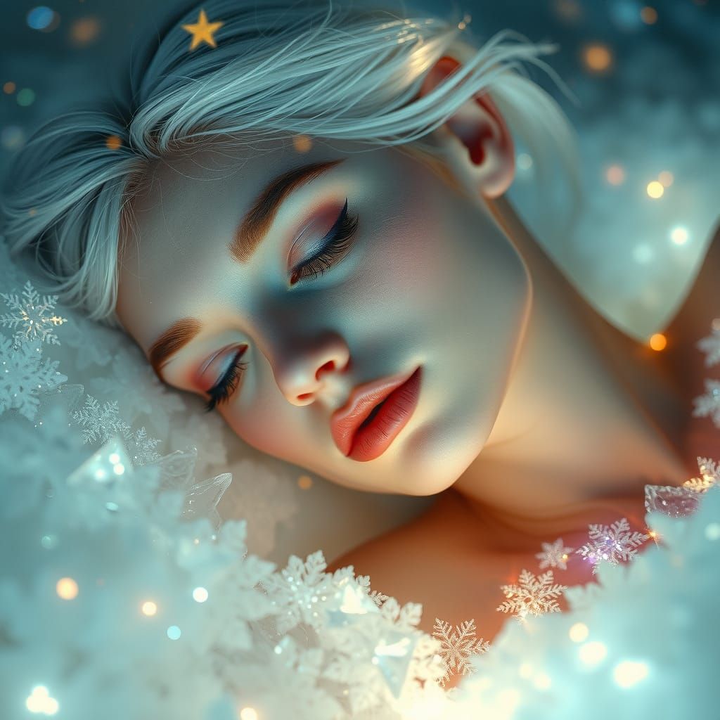 Frosted Goddess of Lunar Dreams