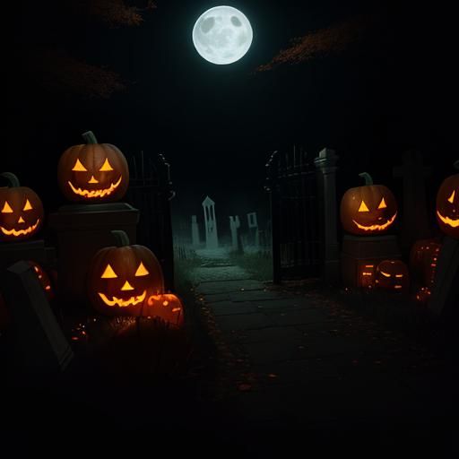 Cemetery Banner: Plots Available on Halloween Night