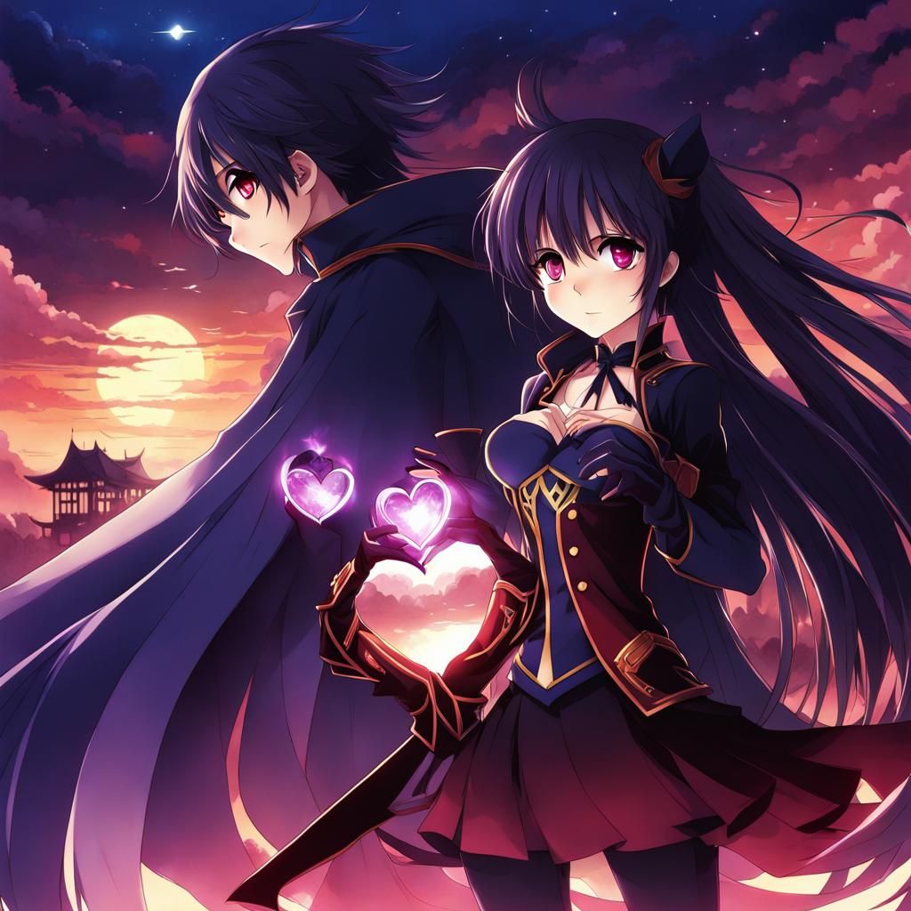Anime Style Shadow Heart Key Visual