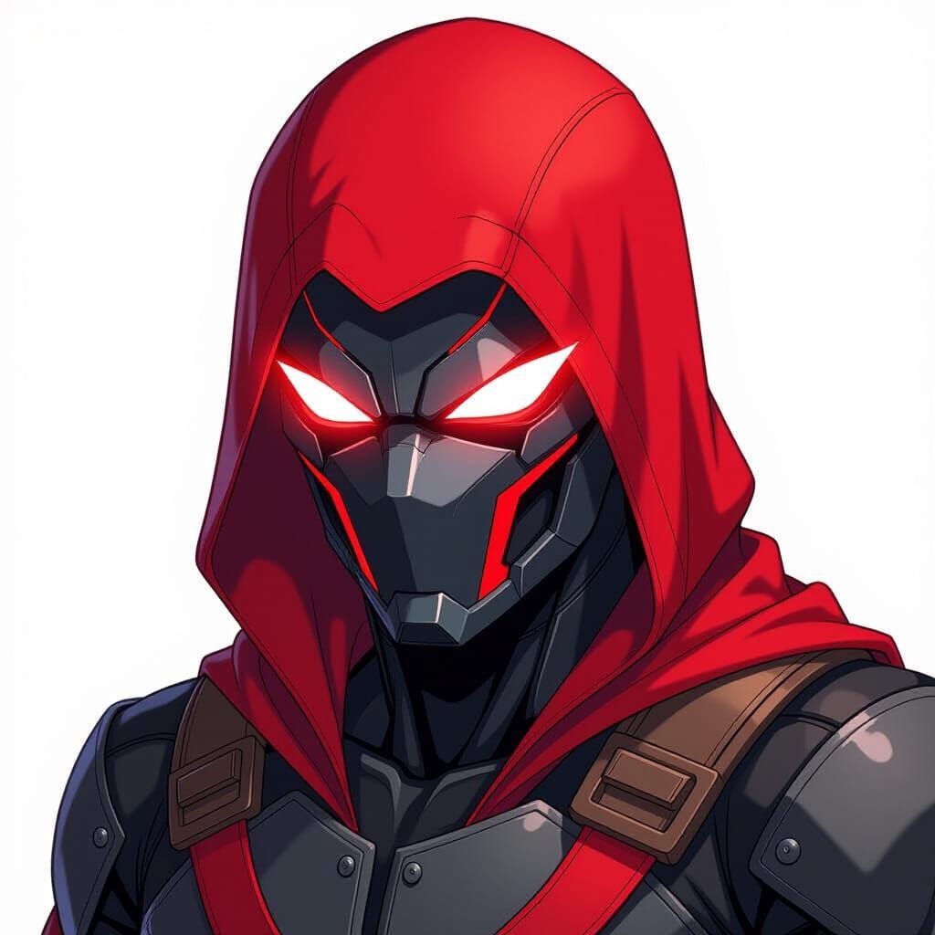 DC Red Hood Helmet Anime Style Full Body