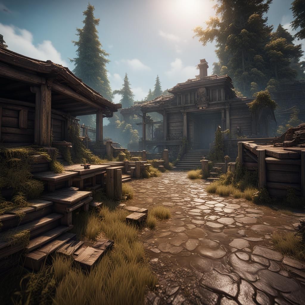 Hyperrealistic 3D Game Cinematic Masterpiece