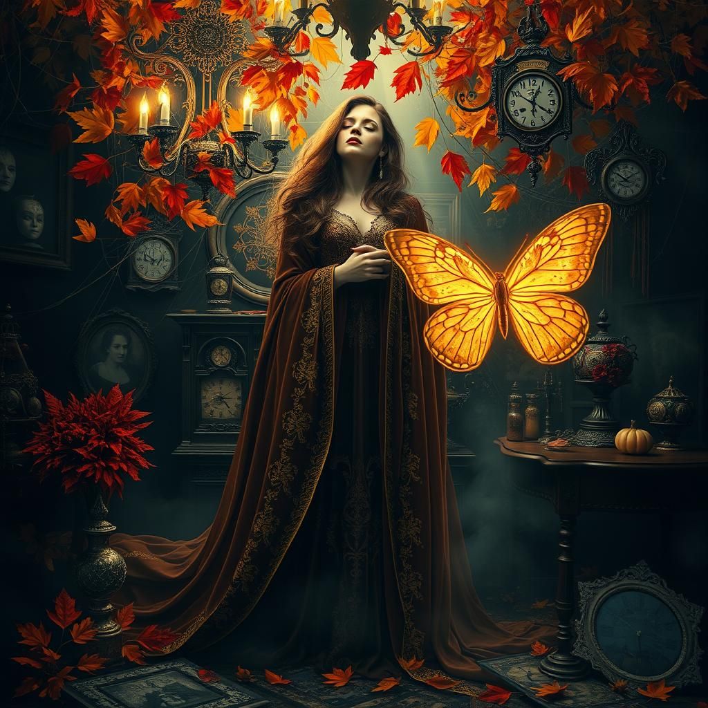 Autumn Dreamer in Metaphysical Masquerade