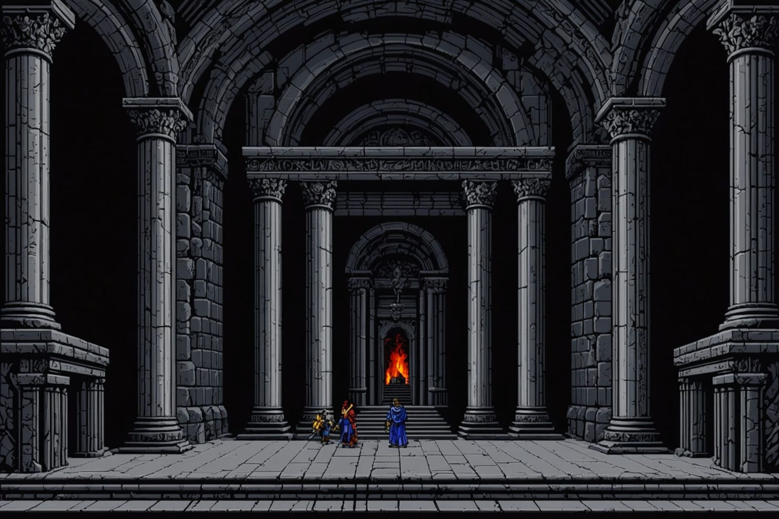 Pixel Art: Dark Temples of Disaster