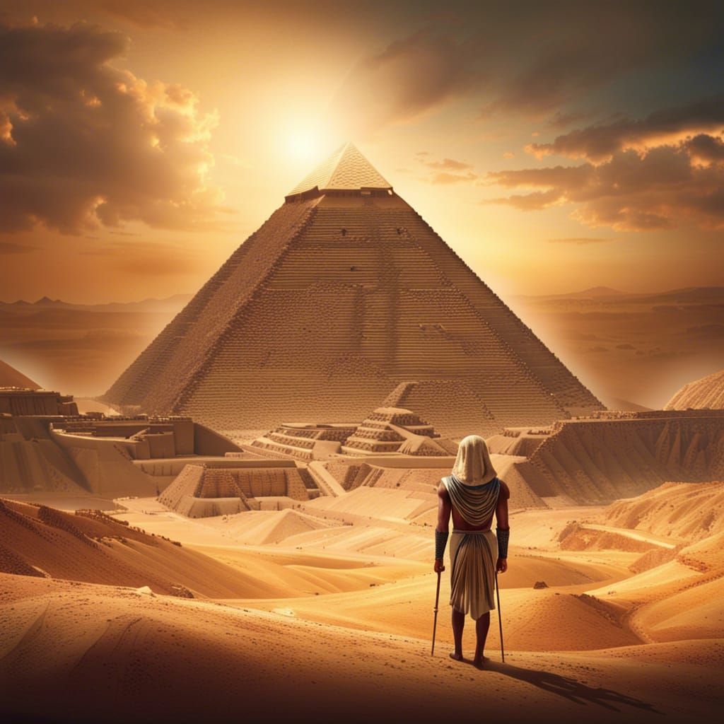 Valley of the Kings: Pharaoh in Divine Pose