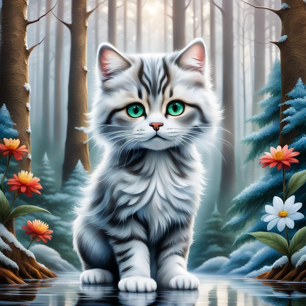 Elegant Woman in Lush Forest, Professional Photography