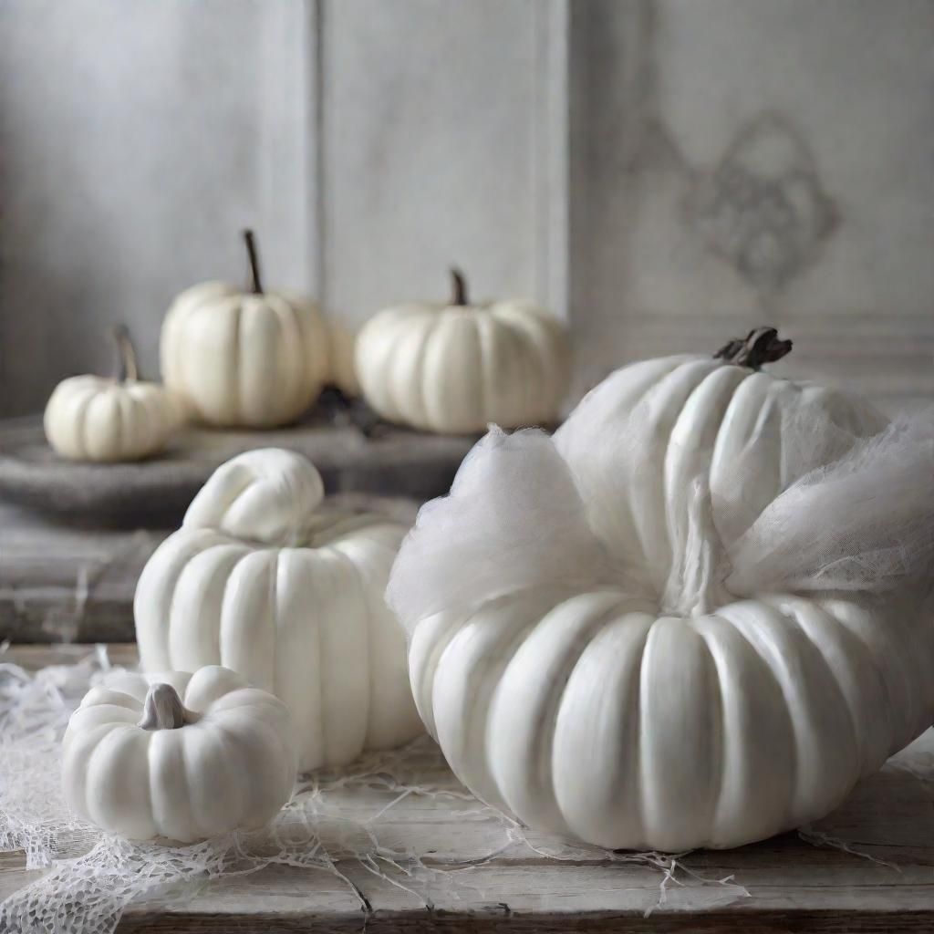 Elegant White Halloween Decorations