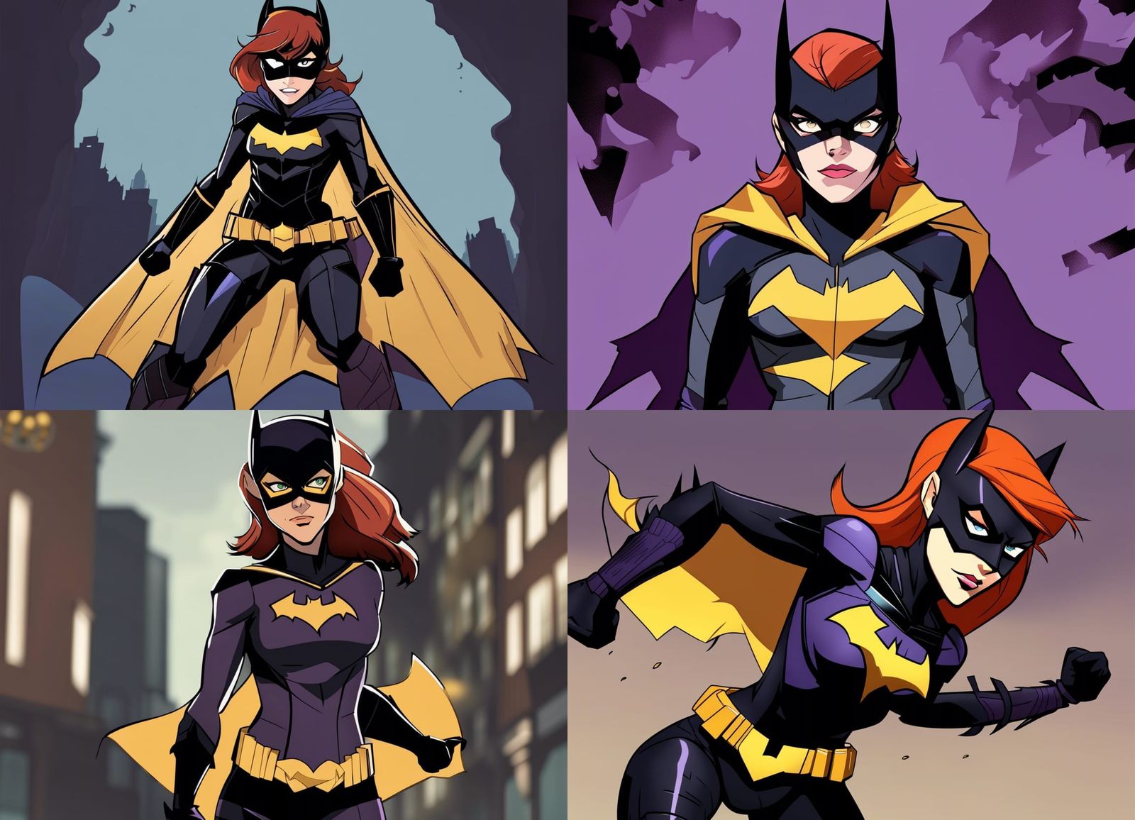 Batgirl in Young Justice Animated Style