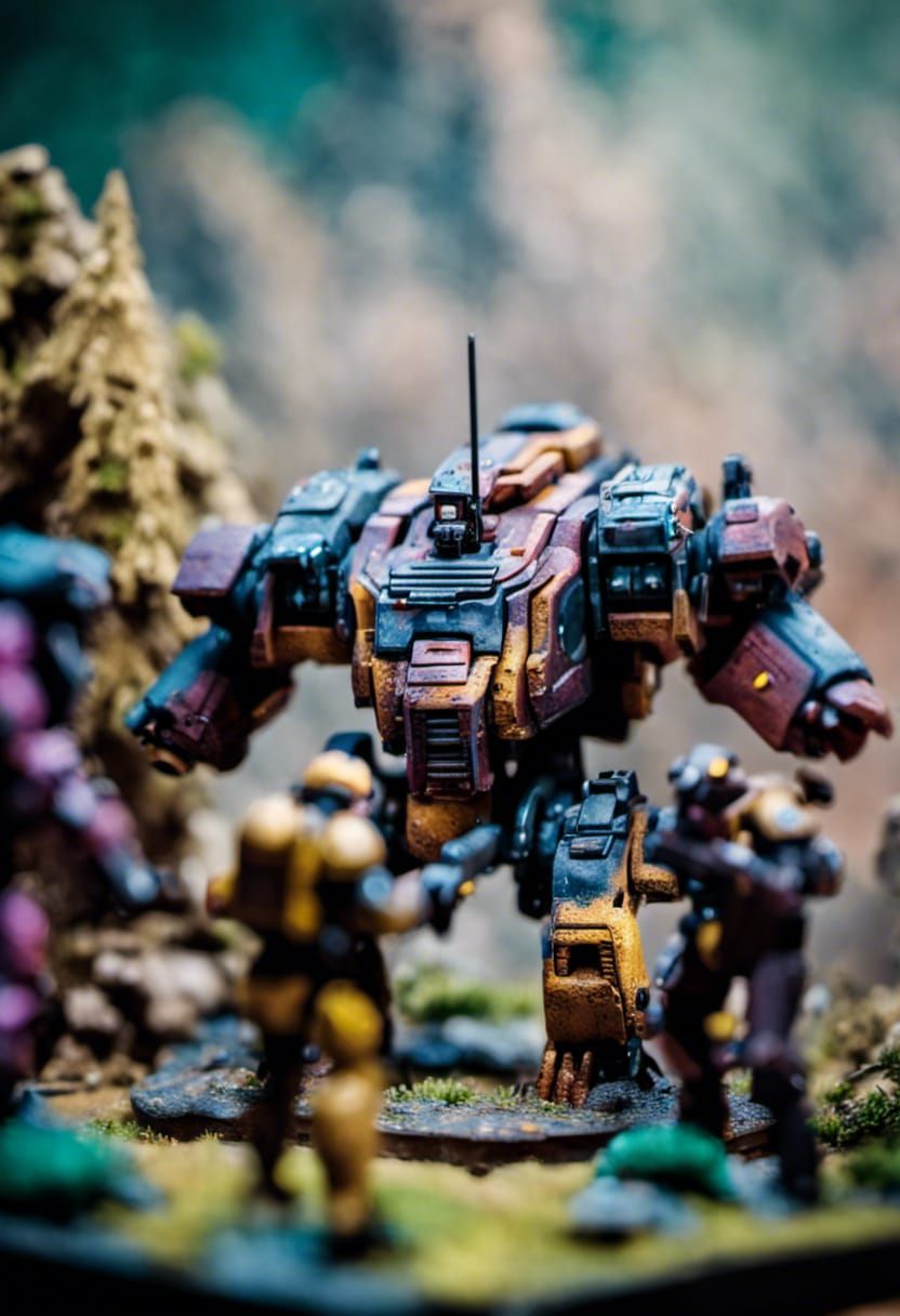 Battletech Squad Miniature Wargame on Campaign Map