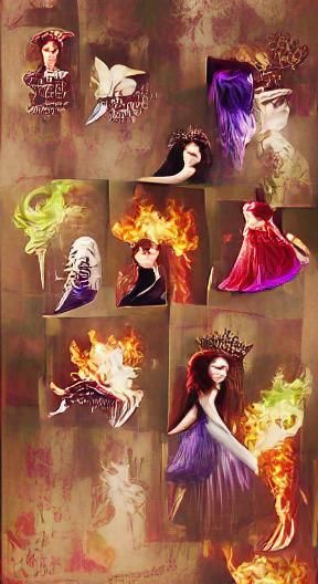 Fairy Queen in Flames of Madness