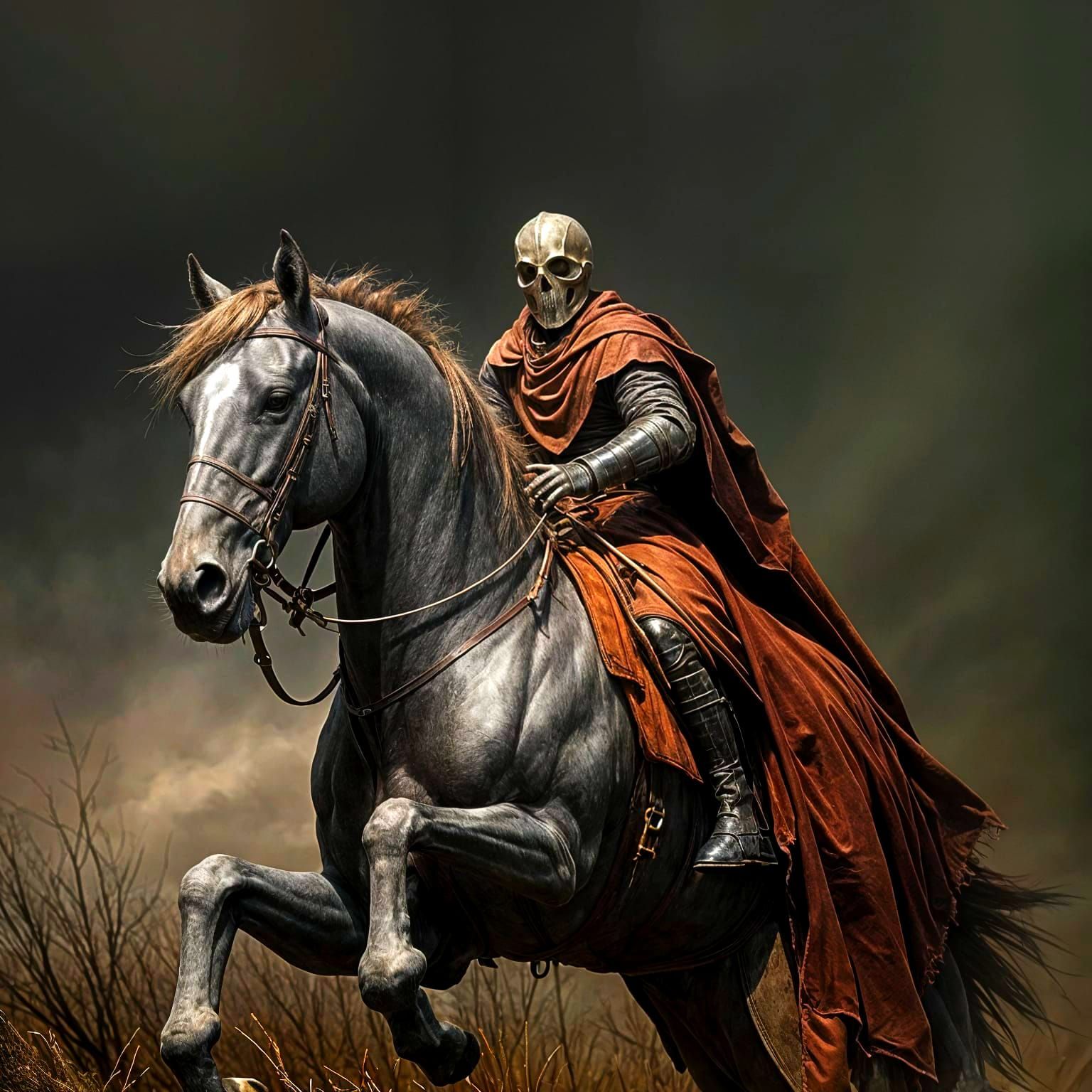 Headless Horseman: Medieval Horror in Striking Detail