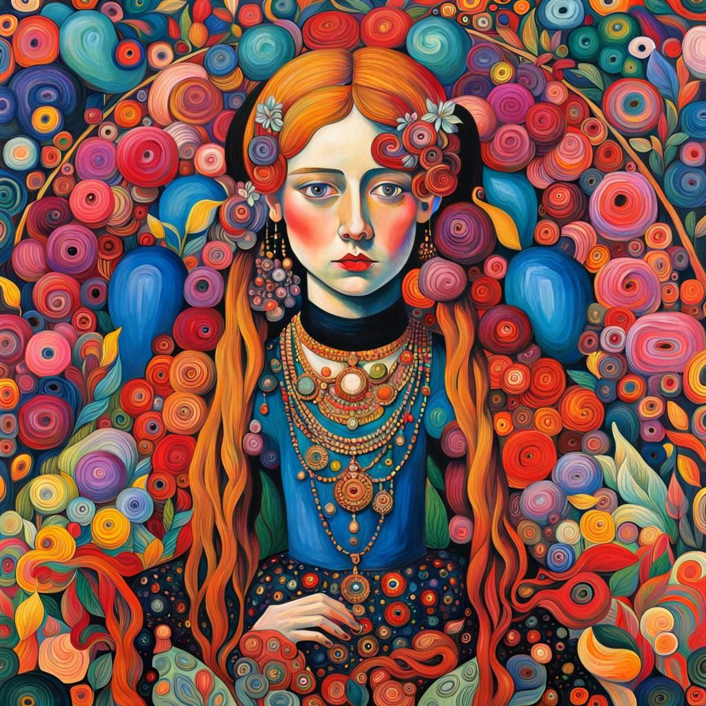 Intricate Maximalist Art Inspired by Classic Masters