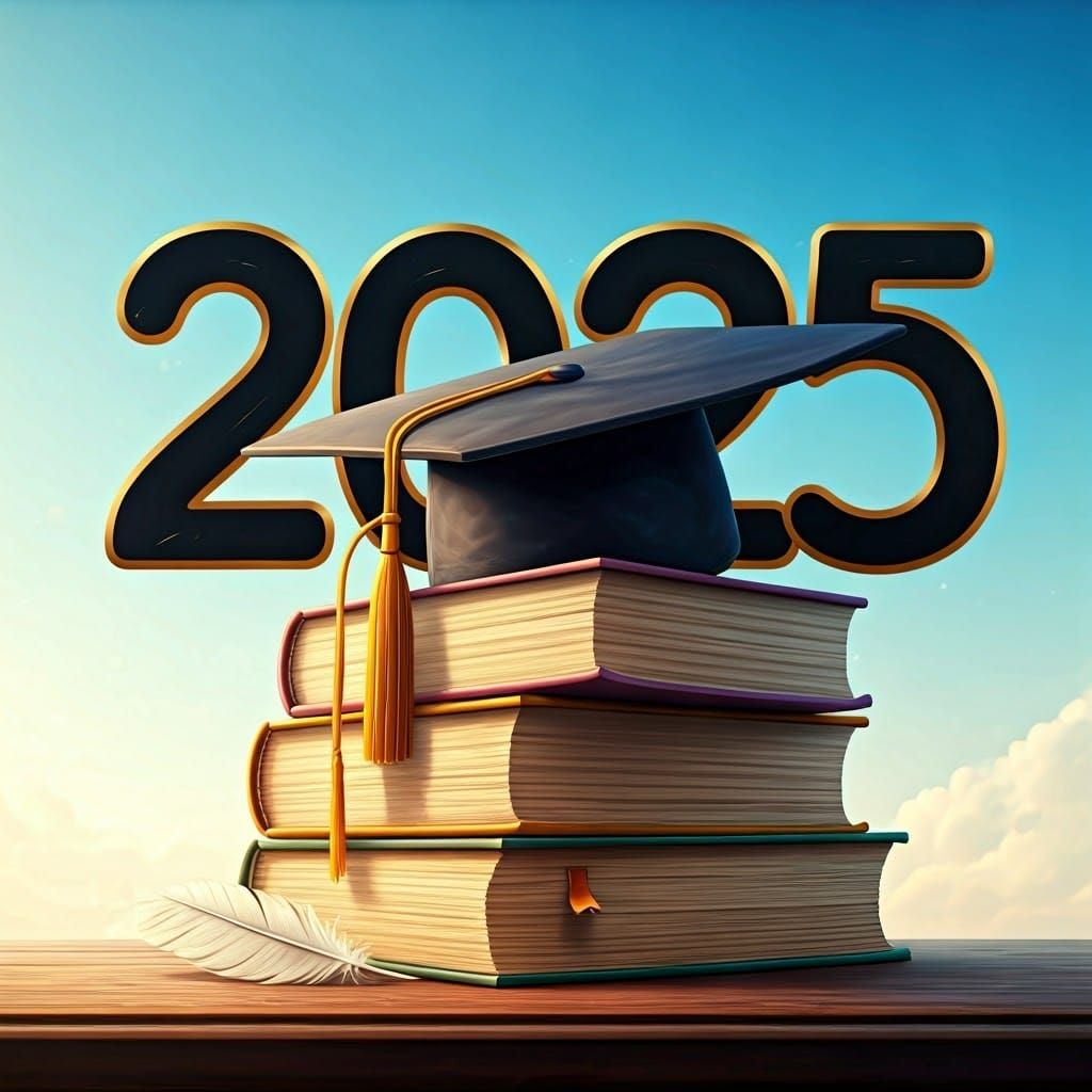 Academic Scene 2025 in Art Deco Style